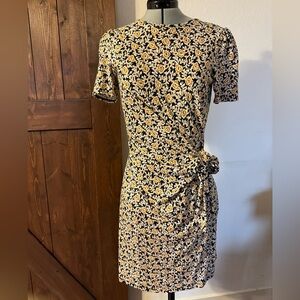 Boden Knit Front Jersey Floral Dress